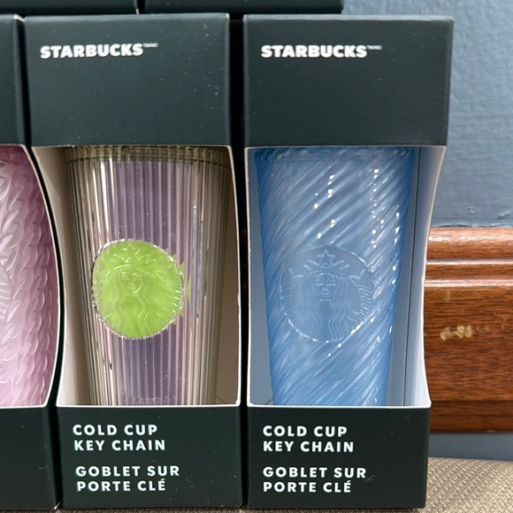 Starbucks Cold Cup Key Chains Set, bundle of 7 - Picture 3 of 5